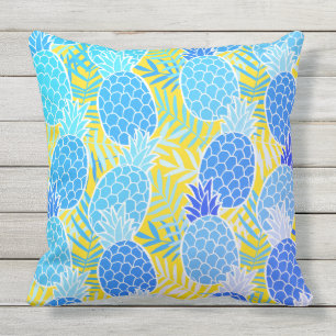 Blue Pineapples Cushion