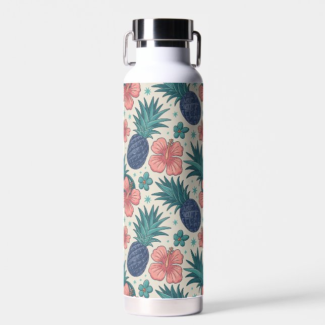 Blue Pineapples Water Bottle (Front)