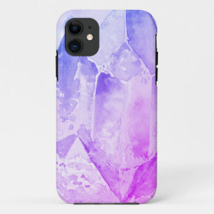*~* Blue Pink Amethyst Crystal Healing Energy Case-Mate iPhone Case