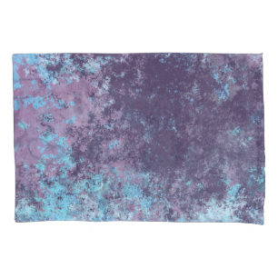 Blue, Pink and Purple Marble Abstract Pillowcase