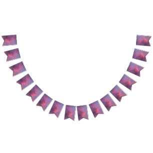 Blue Pink Clouds Bunting