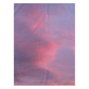 Blue Pink Clouds Tablecloth