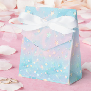 Blue-Pink Gradient Starry Background  Favour Box
