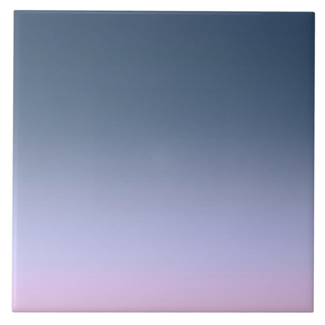 Blue-pink Ombre . Tile (Front)