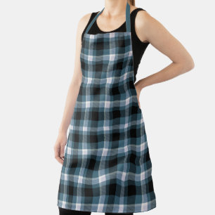 Blue Plaid Apron