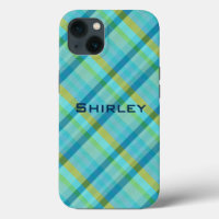 Blue Plaid by Shirley Taylor
