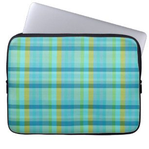 Blue Plaid by Shirley Taylor Laptop Sleeve