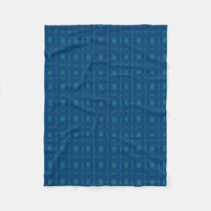 Blue Plaid Fleece Blanket