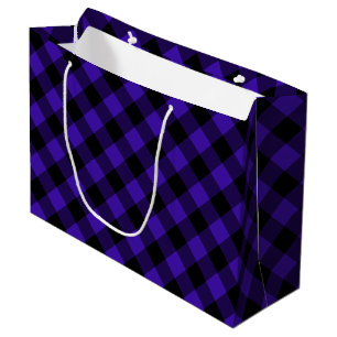 Blue Plaid Gift Bag