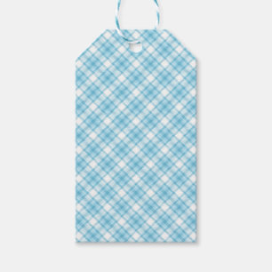 Blue Plaid Gift Tags