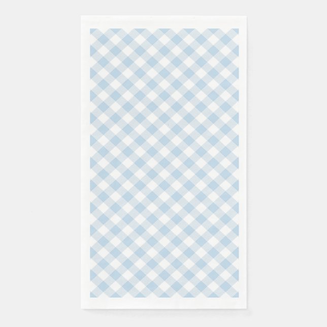 Blue Plaid Napkin (Front)