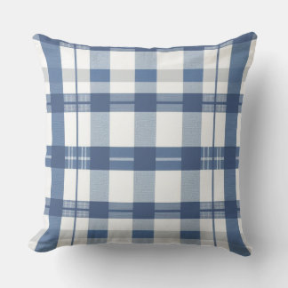 Blue Plaid pillow