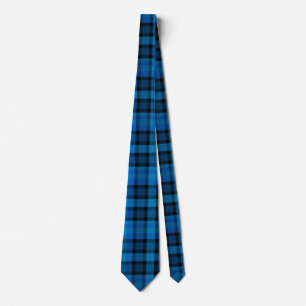 Blue Plaid Tie
