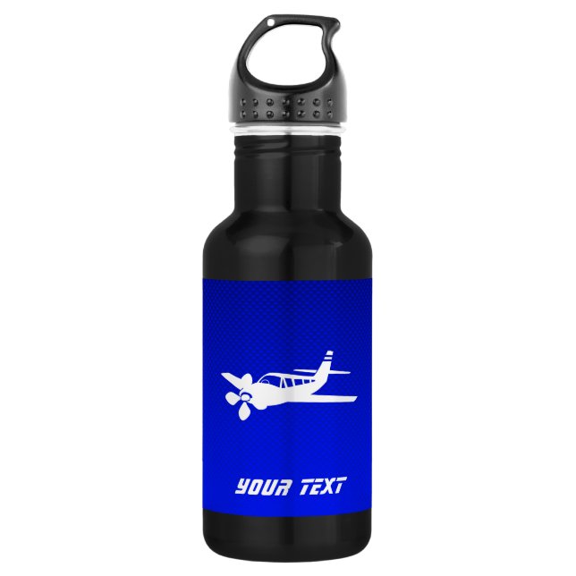 Blue Plane 532 Ml Water Bottle (Front)