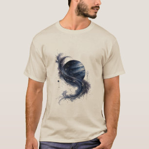 Blue Planet Cosmic Swirl Men's T-Shirt Celestial