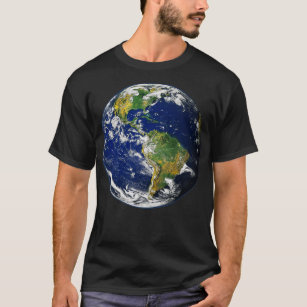 Blue Planet Earth From Space T-Shirt