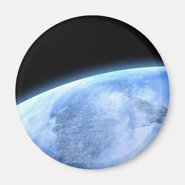 blue planet magnet (Front)