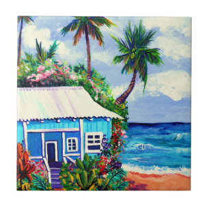 Blue Plantation Cottage at the Beach Tile