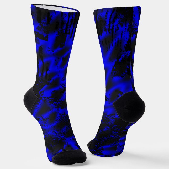 Blue Plasma Socks (Angled)