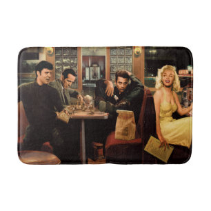 Blue Plate 2 Bath Mat