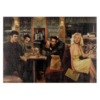 Blue Plate Cutting Board