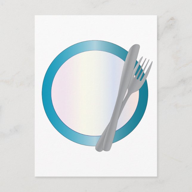 Blue Plate Special Postcard (Front)