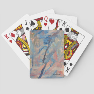 Blue playing cards