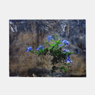 Blue Plumbago Doormat