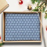Blue Poinsettia Minimal Classic Whimsy Christmas Tissue Paper<br><div class="desc">This simple and minimal design features my hand drawn pale blue poinsettia on a dark blue background for classic vibe that evokes the nostalgia of Christmas past while the hand illustrated elements give it a touch of whimsy. Original art by Malissa Melrose.</div>
