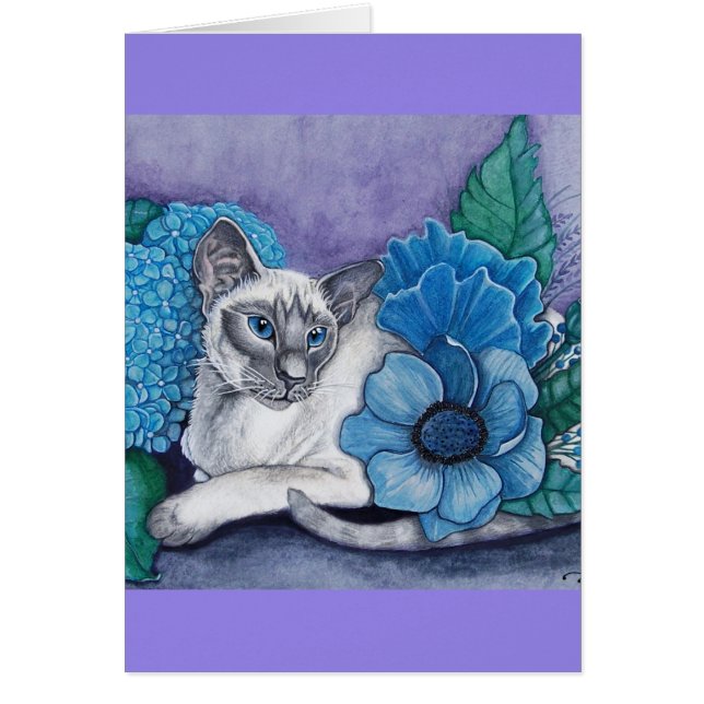 Blue Point Siamese cat (Front)