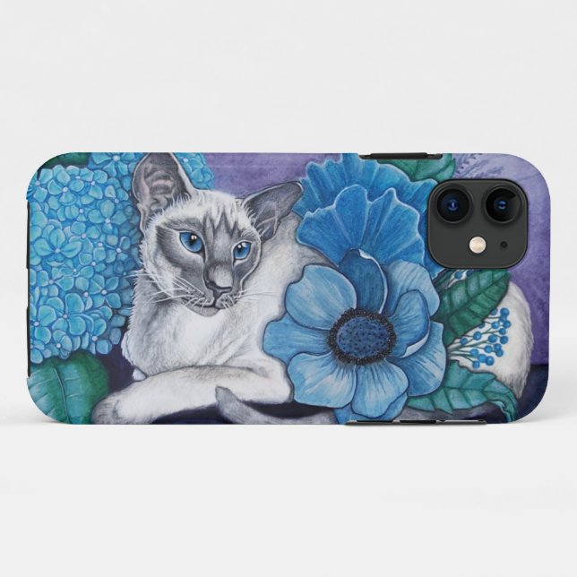 Blue Point Siamese cat  Case-Mate iPhone Case (Back (Horizontal))