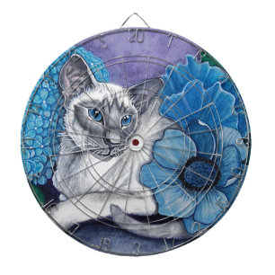 Blue Point Siamese Cat Dartboard