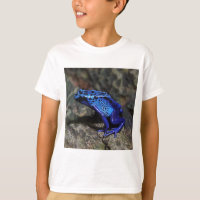 Blue Poison Dart Frog, Bright Blue Frog