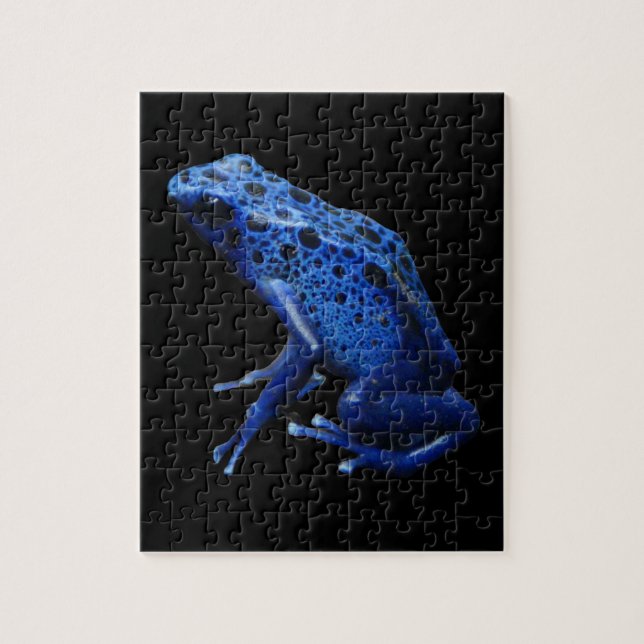 Blue Poison Dart Frog Jigsaw Puzzle (Vertical)