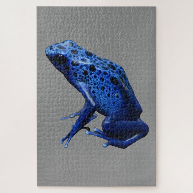 Blue Poison Dart Frog Jigsaw Puzzle (Vertical)
