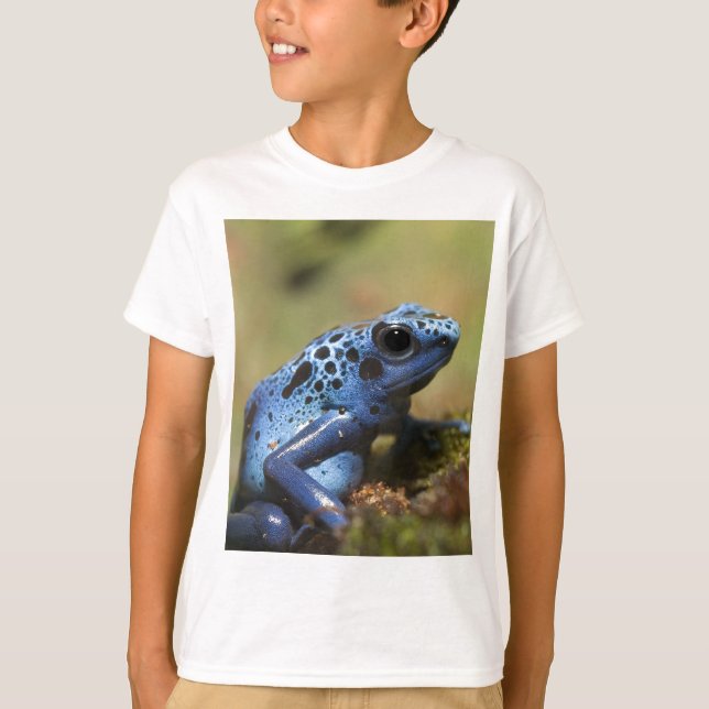 Blue Poison Dart Frog T-Shirt (Front)
