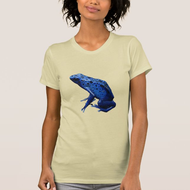 Blue Poison Dart Frog T-Shirt (Front)