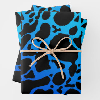 Blue Poison Dart Frog Wrapping Paper Sheet