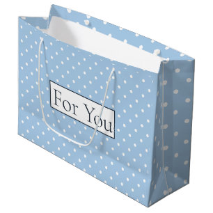 Blue Poker Pattern For You Large Boy Bag