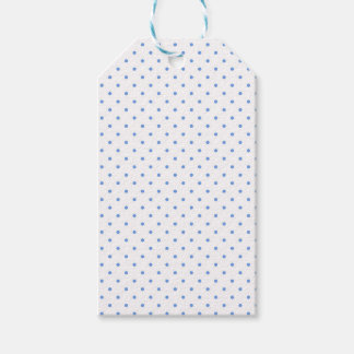 Blue Polka Dot Pattern Gift Tags