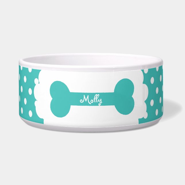 Blue Polka Dot Personalised (Front)