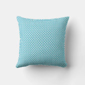Blue Polka Dot Pillow (Back)