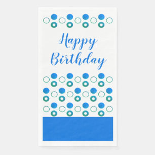 Blue Polka-dot Stylish Napkin
