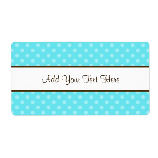 Blue Polka Dots (Front)