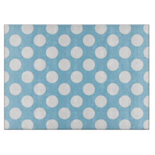 Blue Polka Dots, Polka Dot Pattern, Dots, Dotted Cutting Board