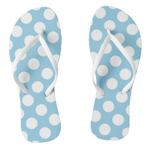 Blue Polka Dots, Polka Dot Pattern, Dots, Dotted Jandals