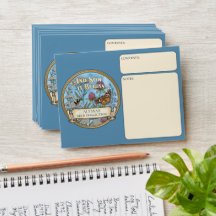 Blue Pollinator Seed Packet Envelopes