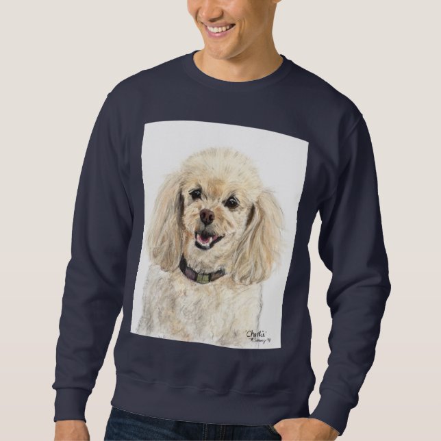 Blue Poodle Sweatshirt (Front)
