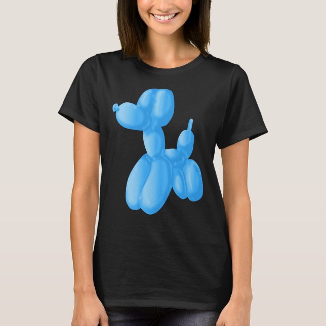 Blue Poodle T-Shirt (Front)