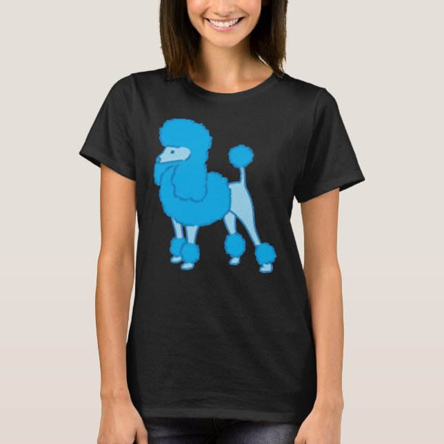 Blue Poodle T-Shirt (Front)